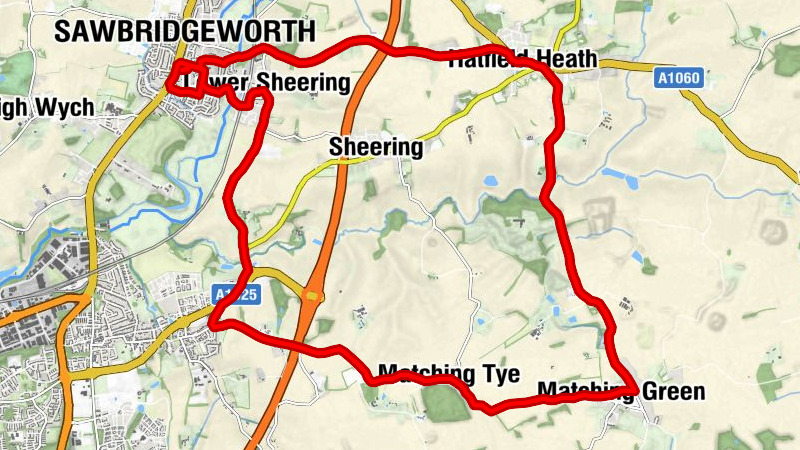 Masonic Hall - Sawbridgeworth Evangelical Congregational Church - Holy Trinity, Hatfield Heath - Sawbridgeworth