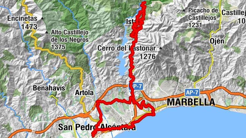 San Pedro Alcántara - Aloha Pueblo - La Reserva de los Naranjos - Cerros del Lago