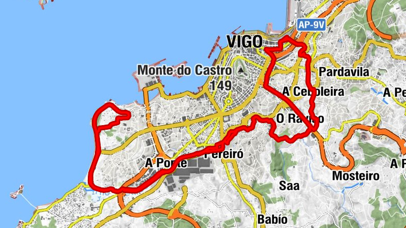 Vigo-Guixar - Parroquia de Santa Marta de Vigo - Igrexa Nova de Santa Baia de Alcabre - Igrexa Santiago Maior de Vigo
