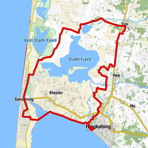 Tim - Gravesgårde - Stadil Mølleby - Ringkøbing