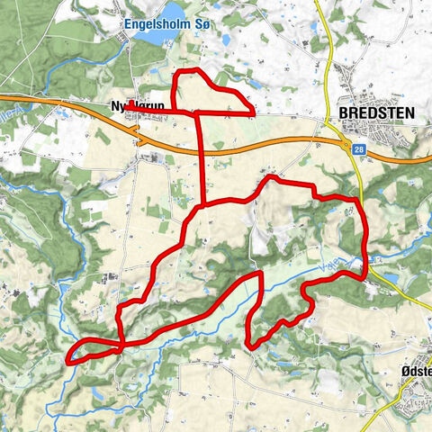 Ny Nørup - Ravning - Vingsted Mølle - Vingsted