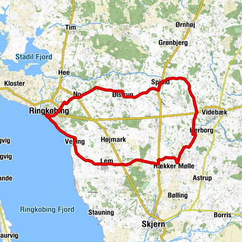 Spjald - Ølstrup - No - Ringkøbing