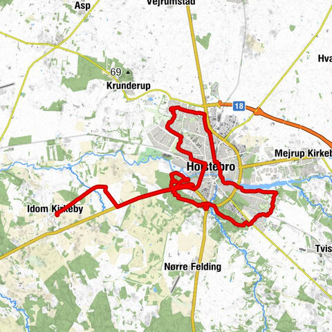 Idom Kirkeby - Fladmose - Vestermark - Holstebro
