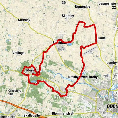 Havrehede - Dybmose - Langesø Skovkapel - Morud
