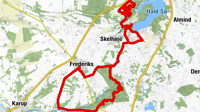 Frederiks - Sjørup - Gludborg - Årestrup