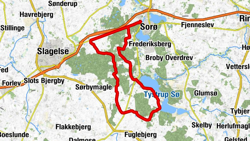 Haverup - Borød - Borød-Flinterup - Kirkerup Kirke