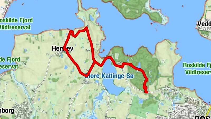 Roskilde - Risgårde - Herslev - Kattinge