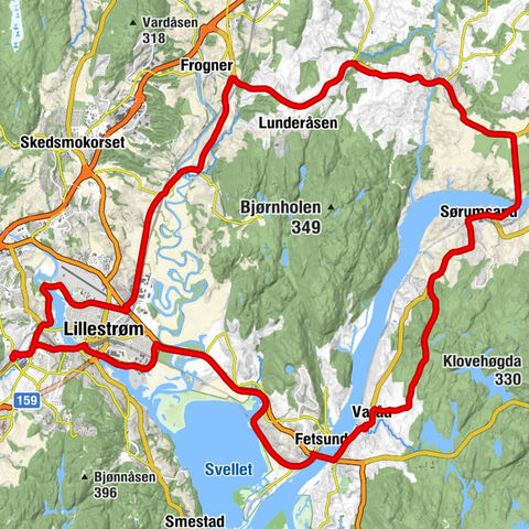 Lørenskog - Strømmen - Lillestrøm