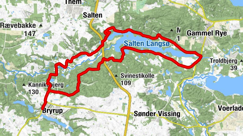 Bryrup Kirke - Velling - Katrinedal Mark - Katrinedal