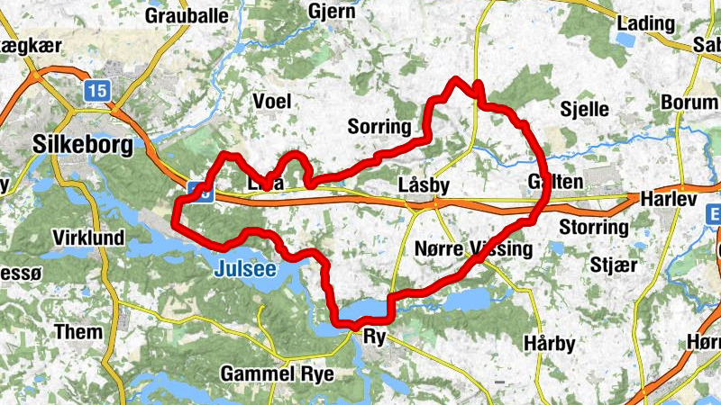 Svejbæk - Sejs-Svejbæk Kirke - Linå Kirke - Galten Kirke