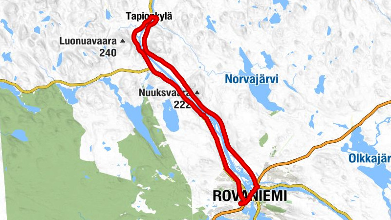 Rovaniemi - Assaroi - Sinetän kappeli