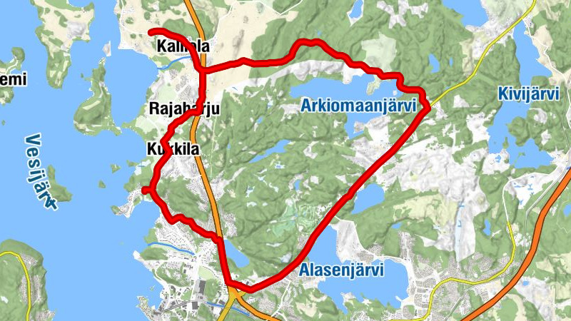 Lahti - Levelä - Hollola