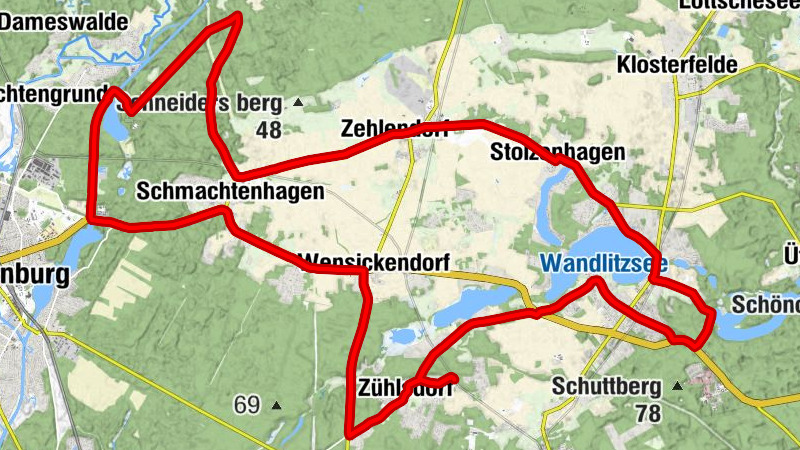 Bahnhofstube - Dorfkirche Zehlendorf - Evangelische Dorfkirche Stolzenhagen - St. Konrad