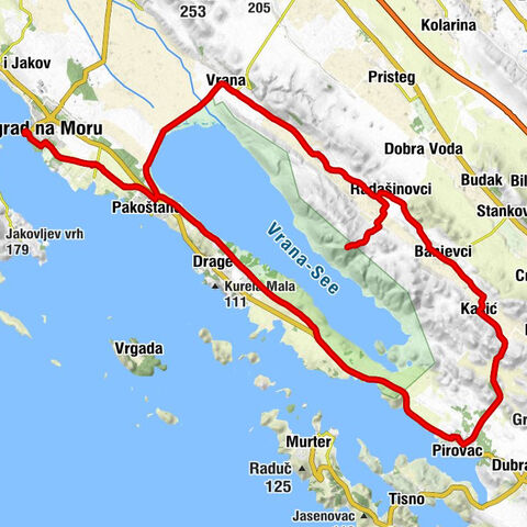 Biograd na Moru - Novo naselje - Vrana - Maškovića han