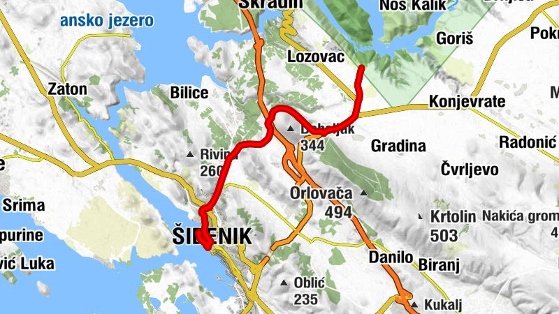 Lozovac - Slapovi Krke - Crkva sv. Dominika - katedrala svetog Jakova