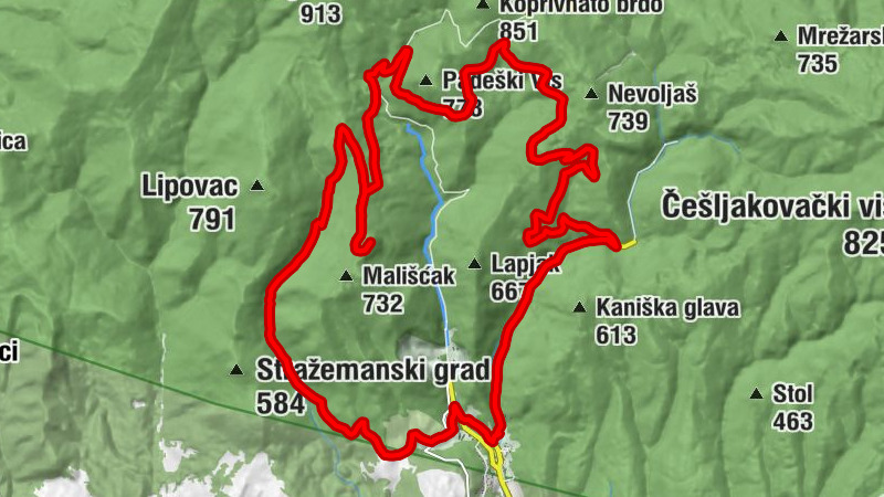 Požeško-slavonska županija - Planinarsko sklonište Mališćak