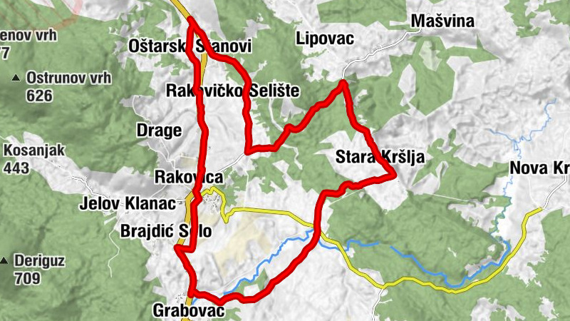 TC Marko - Oštarski Stanovi - Salopeki - Rakovica
