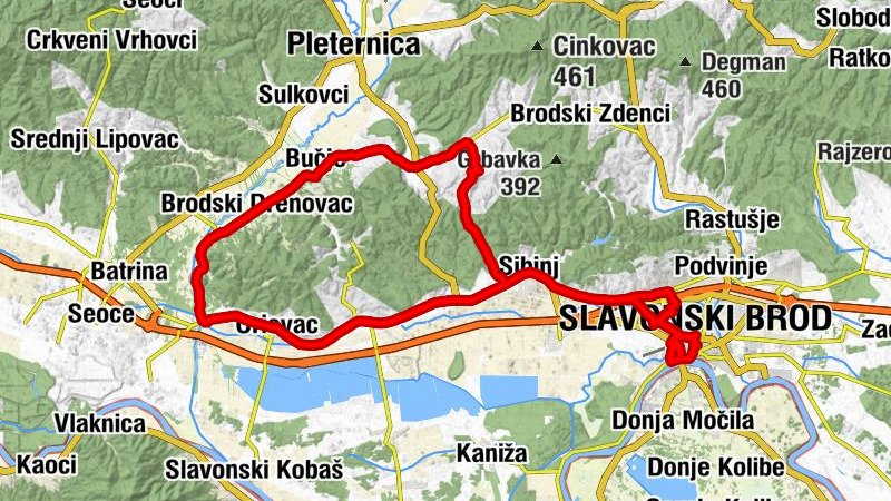 Slavonski Brod - crkva rođenja svetog Ivana Krstitelja - crkva svetog Ilije Proroka - crkva svetog Emerika