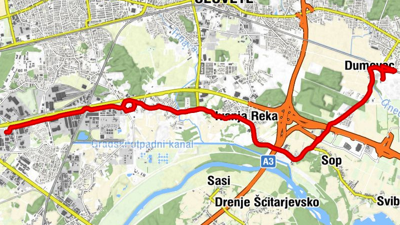 Dumovec - Vilma grill - crkva svetog Ivana Krstitelja - crkva Predragocjene Krvi Isusove