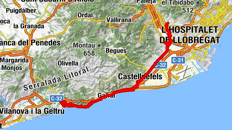 Sant Feliu de Llobregat - Esplugues de Llobregat - Sant Joan Despí - l'Hospitalet de Llobregat