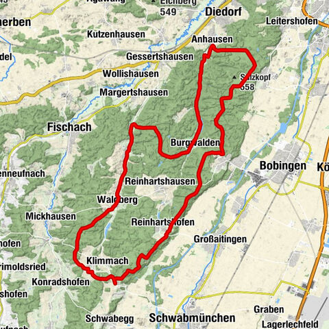 Leuthau - Turmkopf - Hilpodsberg - Birkach