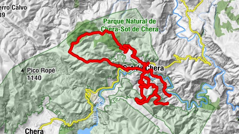 Sot de Chera - Fuente El Ramblizo - El Garroferal - Pinada Preñada