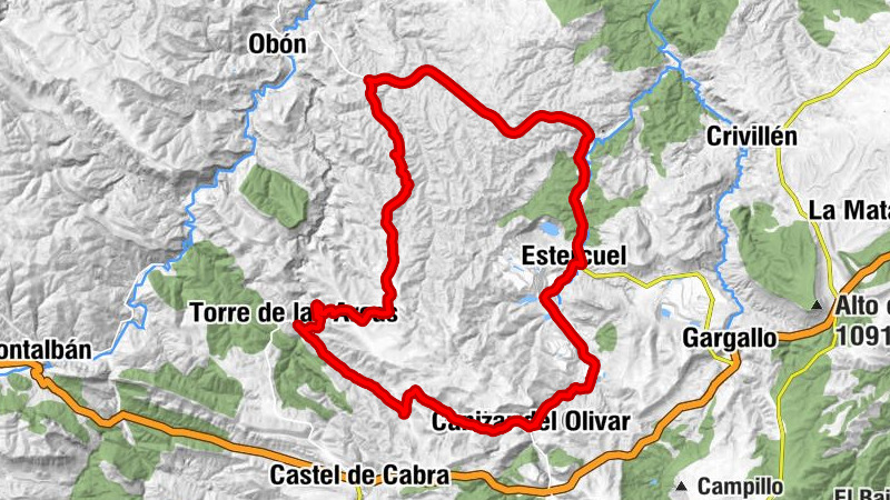 Torre de las Arcas - Estercuel - Cañizar del Olivar