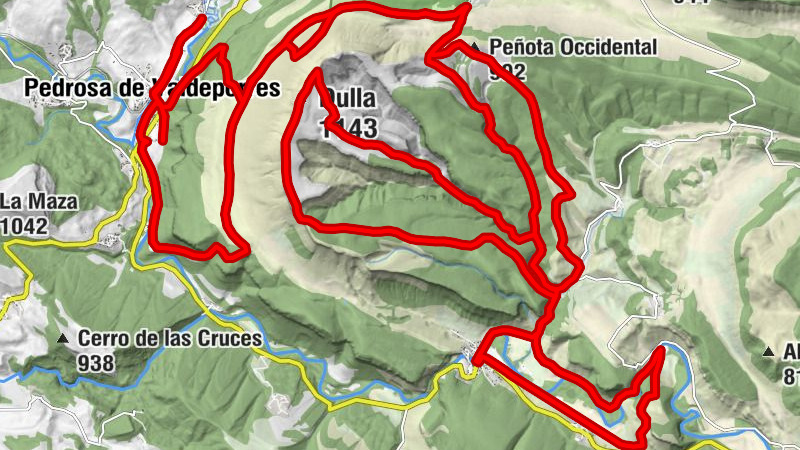 Pedrosa - Mesón Begoña - Dulla - Peñota Occidental