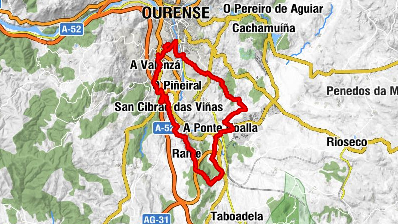 A Carballeira - Ourense - Igrexa de Santo Ildefonso de San Cibrao das Viñas - Igrexa de San Pío X