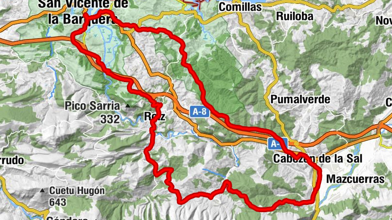 San Vicente de la Barquera - Capilla de San Lázaro - Ermita de Santa Marina - Ermita de San Pedro