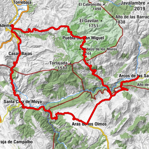 Estrella Damm - Arcos de las Salinas - Ermita La Purísima - Ermita de San Roque