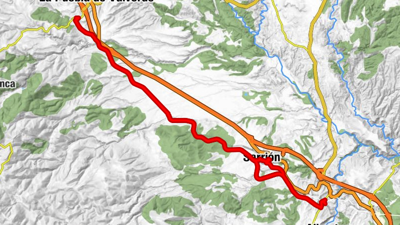 Mora de Rubielos - Sarrión - La Parra - La Fondica de la Estación