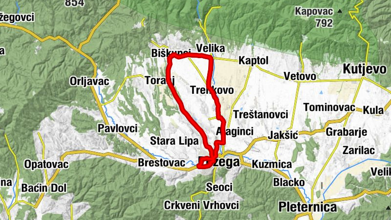 Drškovci - Požega - Novi Štitnjak - kapelica sv. Josipa