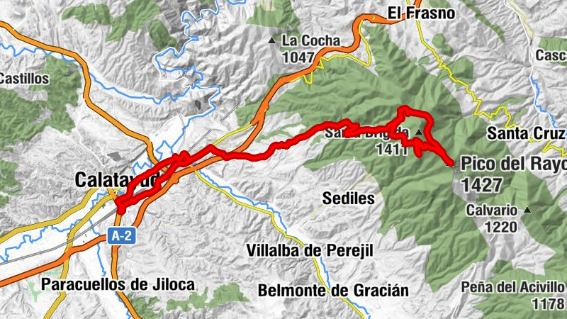 Calatayud - Aula de la Naturaleza - Pico del Rayo