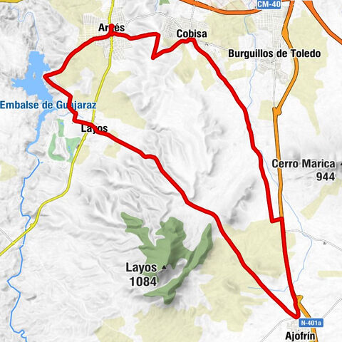 Argés - Layos - La Zarzuela - Montecobisa