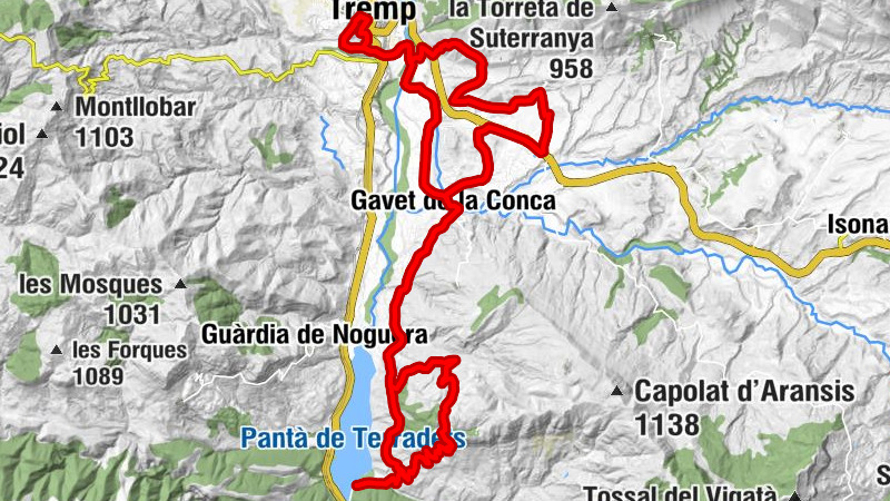 Estació de Tremp - Santa Llúcia de Vilamitjana - Sant Bartomeu - Tremp