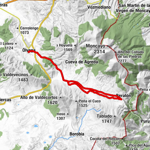 Ólvega - Ballota - Calarizo Gordo - Beratón