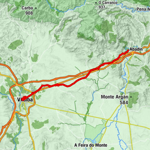 Do Campo - Capela de Sanroque e Virxe de Fátima - Igrexa de Santiago de Goiriz - Vilalba