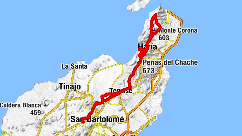 El Islote - Tomarén - Teguise - Haría
