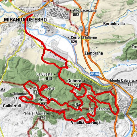 Miranda de Ebro - Monte de San Juan - Parada Vieja - San Pelayo