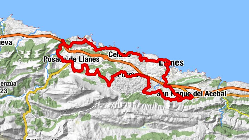 Mesón La Roza - Merendero La Casería de Santa Marina - Capilla D'Animas - Llanes