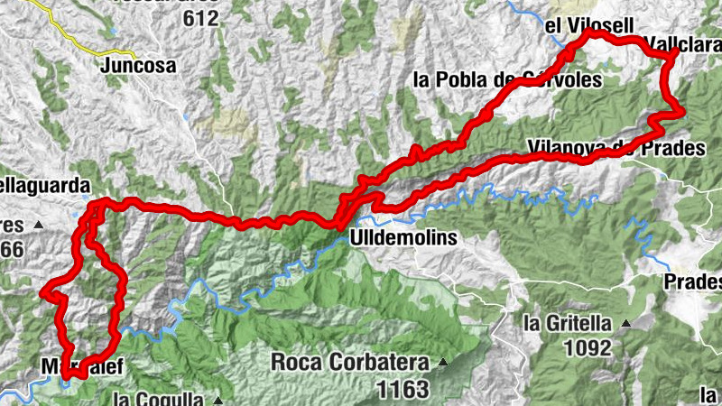 Vallclara - Sant Sebastià - Roca dels Lladres - Sant Miquel