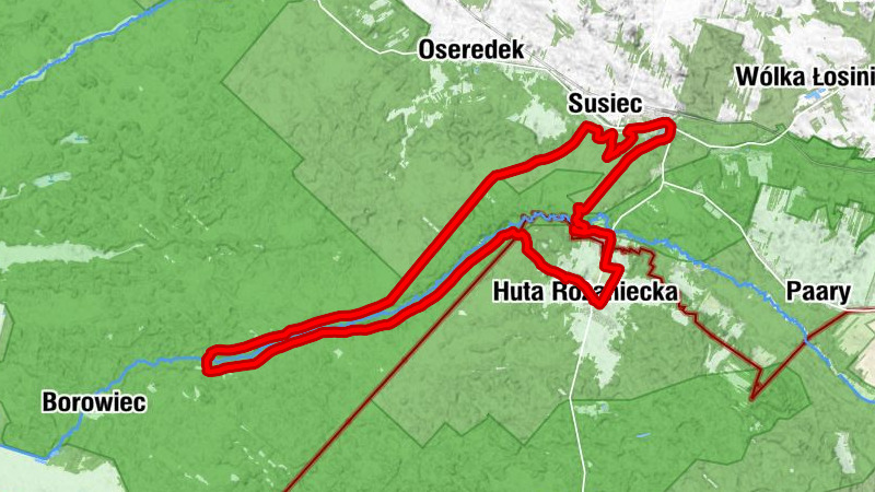Huta Różaniecka - Susiec - Głuchy - Kościół pw. Chrystusa Króla w Hucie Różanieckiej