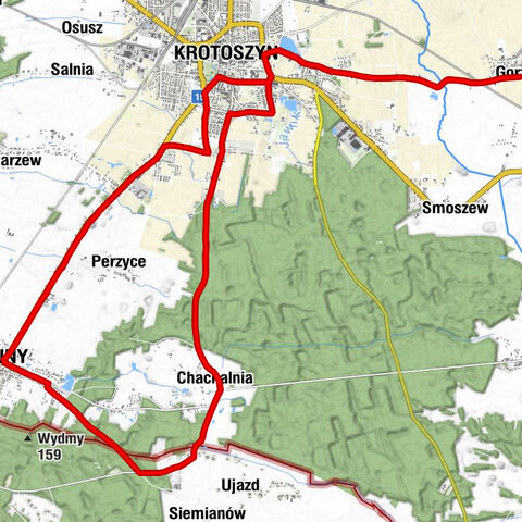 Gorzupia - Starków - Krotoszyn - Zduny