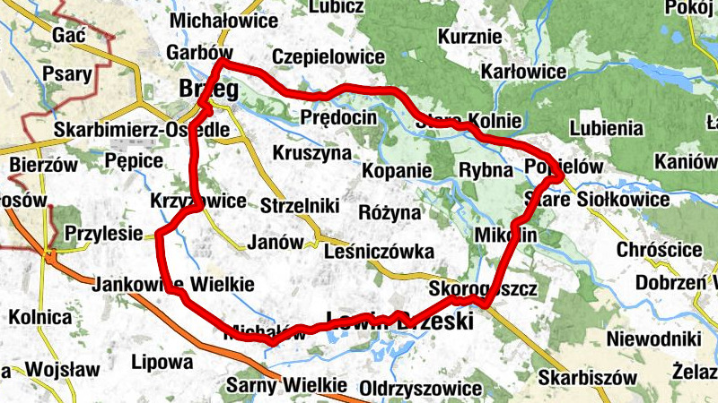 Brzeg - Kościół pw. Wniebowzięcia Najświętszej Maryi Panny w Jankowicach Wielkich - Kościół pw. Najświętszej Maryi Panny Królowej Aniołów - Kościół P.W. Św. Antoniego