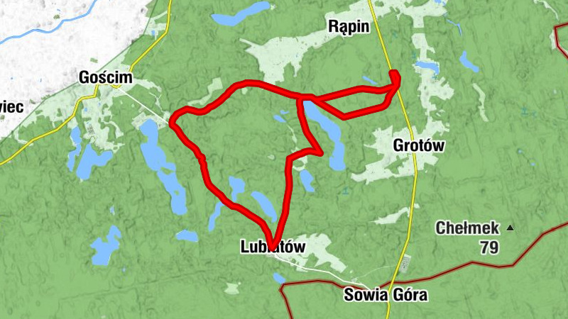 powiat strzelecko-drezdenecki - Lubiatów - Biały Kamień