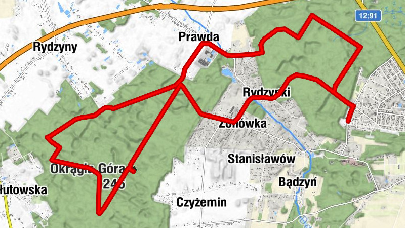 Molenda - Prawda - Okrągła Góra - Zofiówka