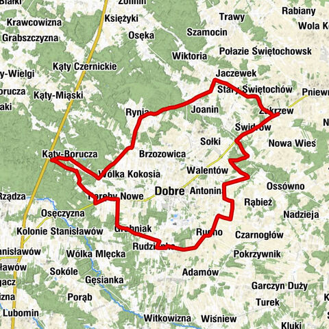 Zakrzew - Świdrów - Makówiec Duży - Kaplica