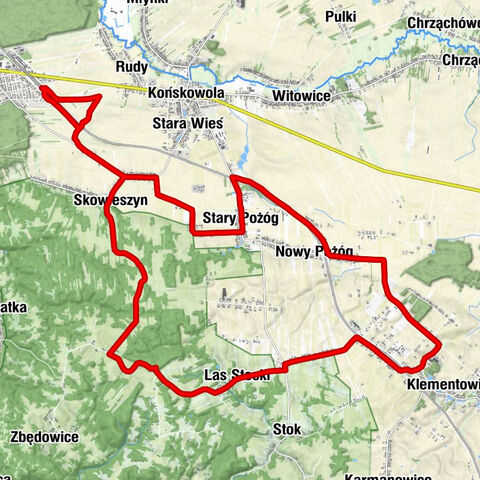 Puławy - Płósy - Stary Pożóg - Kolejowa