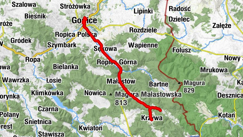 Gorlice - Kościół pw. św. Michała Archanioła - Kościół pw. Wniebowzięcia Najświętszej Maryi Panny - Baniska Góra